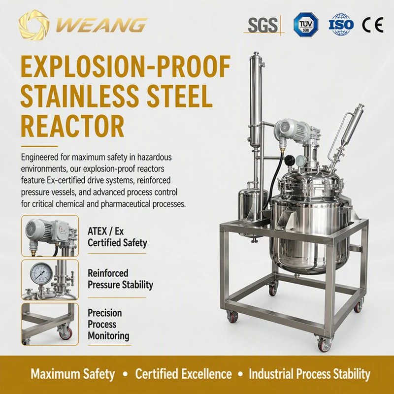 Explosion-Proof Stainless Steel Reactor