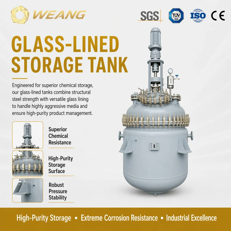 Glass Lined Storage & Reaction Vessel